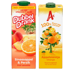 Appelsientje 100% sap* of DubbelDrank